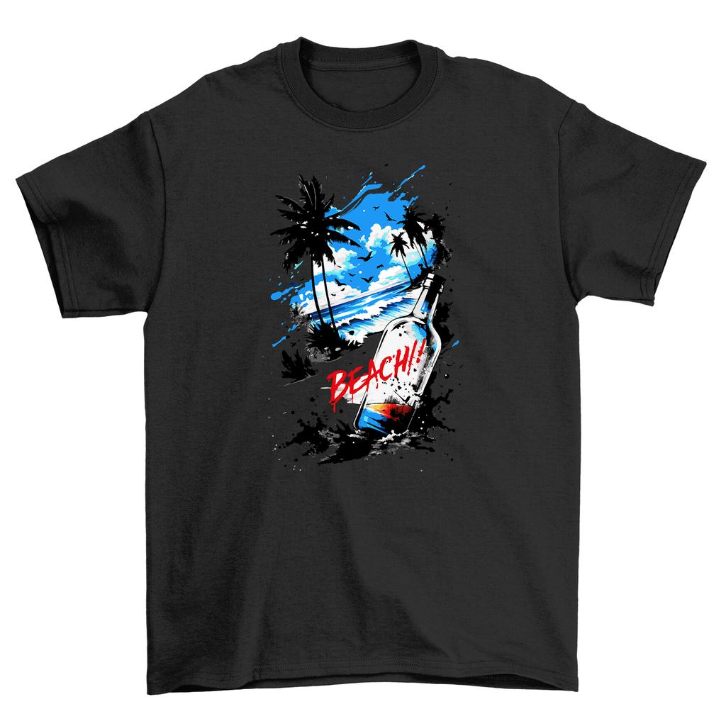 Summer feel Unisex T-Shirt Mens Womens Tees Top ''Summer_2'' - Ride the Waves in Style! 100% Cotton, Fu