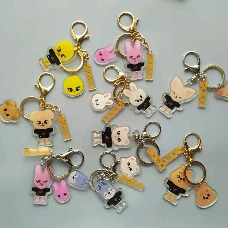 Stray Acrylic Keychain Kids Cartoon Kpop Fans Gift Collection Pendant
