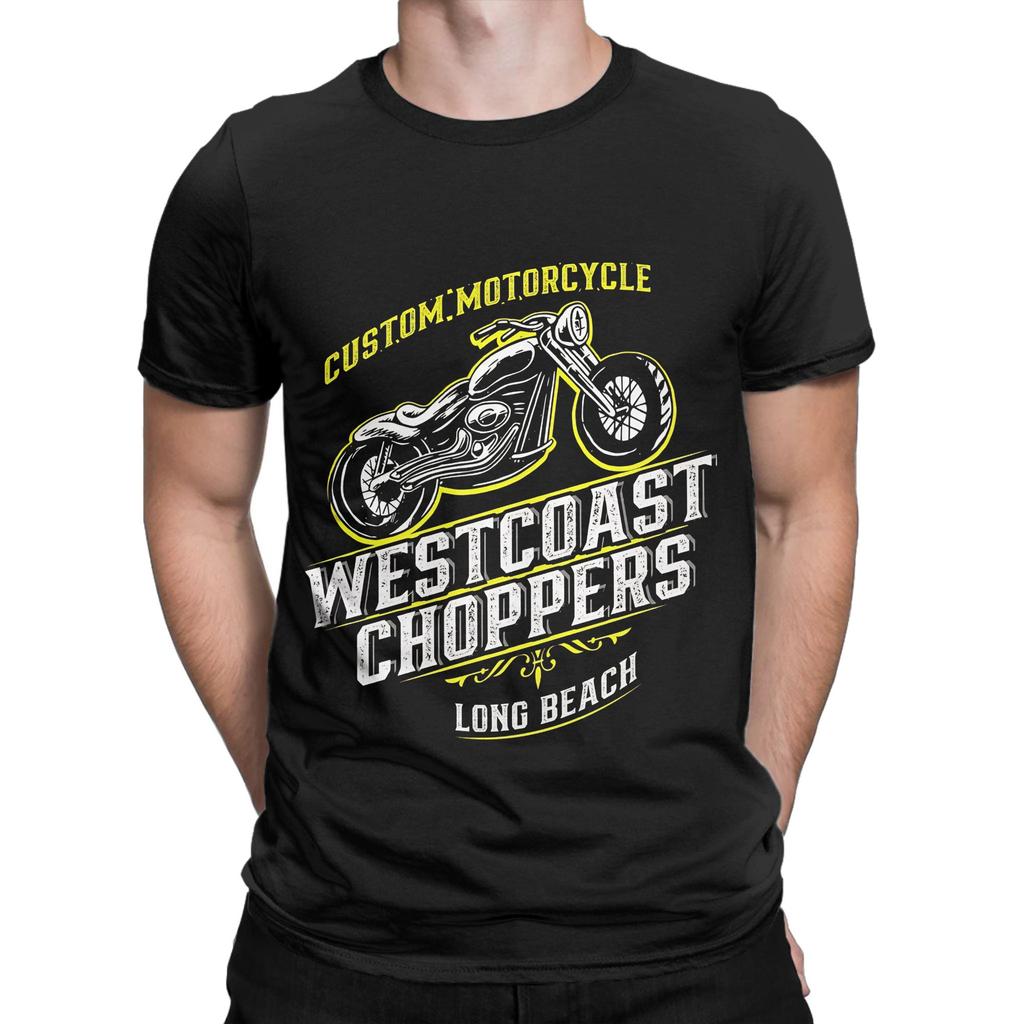 WWest Coast Choppers Motorrad Long Beach Lustige Grafik 100% Baumwolle T-Shirt West Coast Choppers