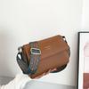 Wide Shoulder Strap Fashion Shoulder Bag  Women's New Small Square Bag Western-style Texture PU Simple Ladies Shoulder Bags