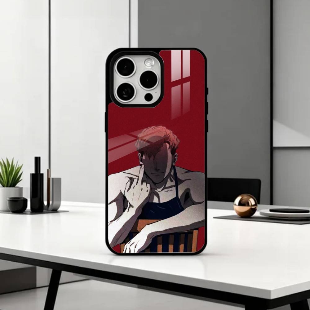 Чехол для телефона M-Manga K-killing stalking для iPhone 17, 16, 15, 14, 13, 12, 11 Plus, Pro Max Магнитный для MagSafe Беспроводная зарядка iPhone14PROMAX