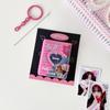 Y2K ID Photo Holder Snap Closure Card Storage Album Portable Mini Photo Album