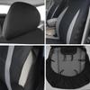 Universal Car Seat Cover Kit 9 PCS Full Seat Covers for Auto Car Seat Protect Luxury Breathable Mesh Seat Cover