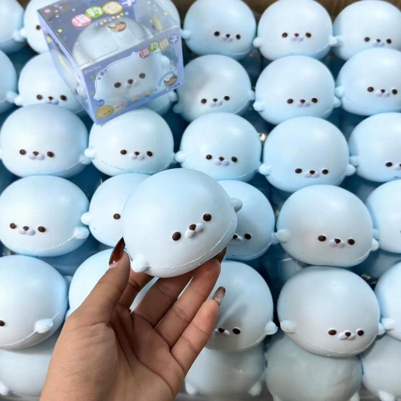 Soft Seal Squeeze Toys Simulation Animal Small Sensory Fidget Toy Slow Rebound Creamy Texture Stress Relief Toy Gifts
