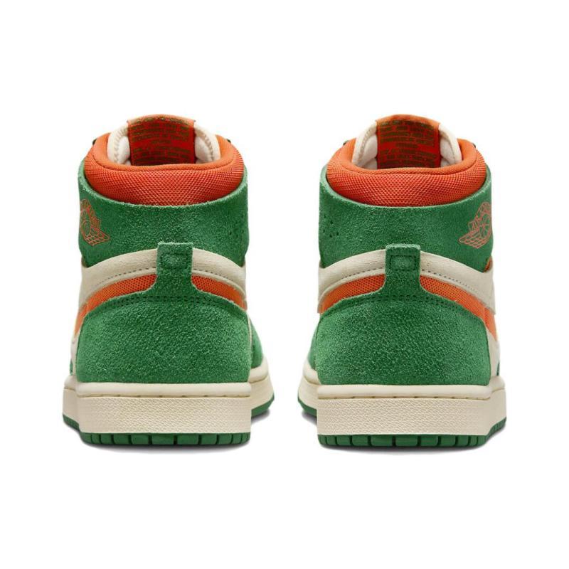 Jordan 1 High Zoom Air Cmft 2 Pine Green Orange Blaze Women's Jordan DV1305-308