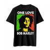 Bob Marley Unisex Erwachsenen One Love Baumwoll-T-Shirt