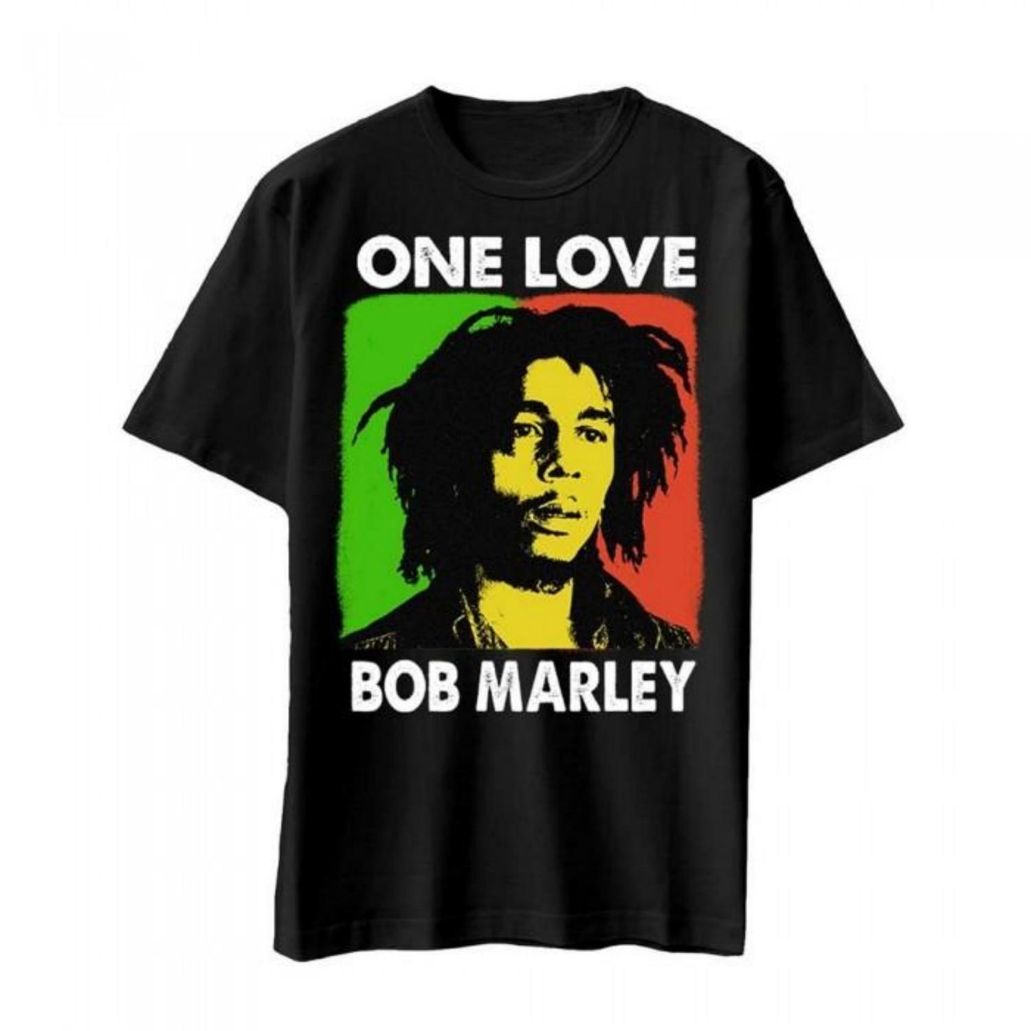 Bob Marley Unisex Adult One Love Cotton T-Shirt S