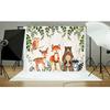 3x5ft/5X7ft/6x8ft/10x7ft Animals Backdrop Woodland Baby Shower Birthday Party Photo Background Decorate