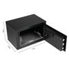 Home Safes Box Fireproof Waterproof Alarm System with Keypad and 2pcs Spare Key Digital Home