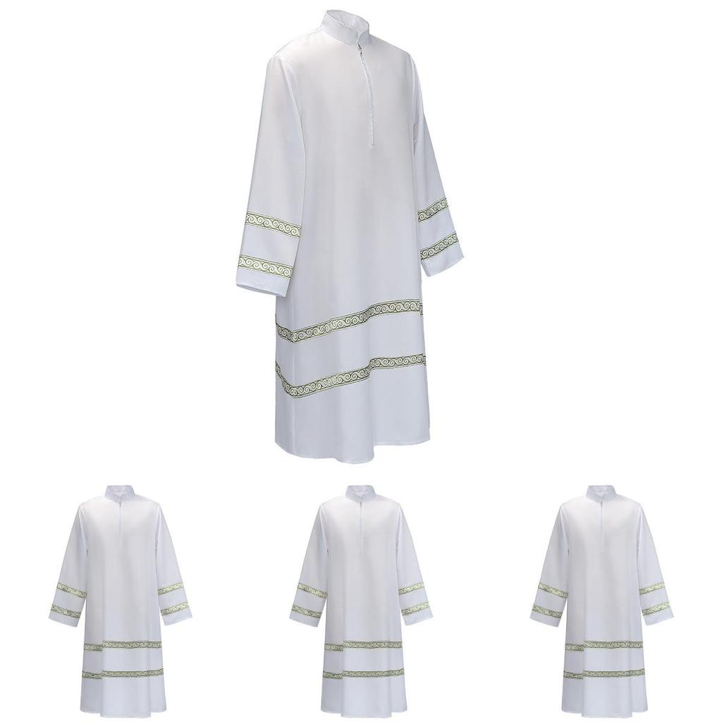 Halloweenmiddle Eastern Male Costume Long Sleeve Jumpsuit Polyester Fabric For Stage Performance