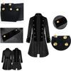 Elegant Medieval Costume Men Solid Color Jacquard Jacket Perfect For Halloween