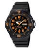 Standard Quartz Watch MRW-200H-4BV Men's Black/Orange Overseas Model [Parallel Import]