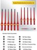 13-Piece Multi-Function Electrician Screwdriver Set, 1000V Insulated, Hardened Chrome-Vanadium Steel, Strong Magnetic Design