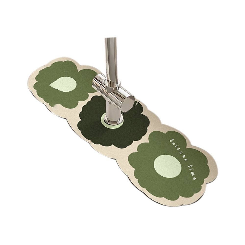 Non slip Countertop Protection Mat Sink Splash Guard Faucet Mat Absorbent Pad Faucet Drain Pad