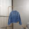 Calvin Klein Oversized Short Denim Jacket Women jackets Light-Blue J20J224546-1AA