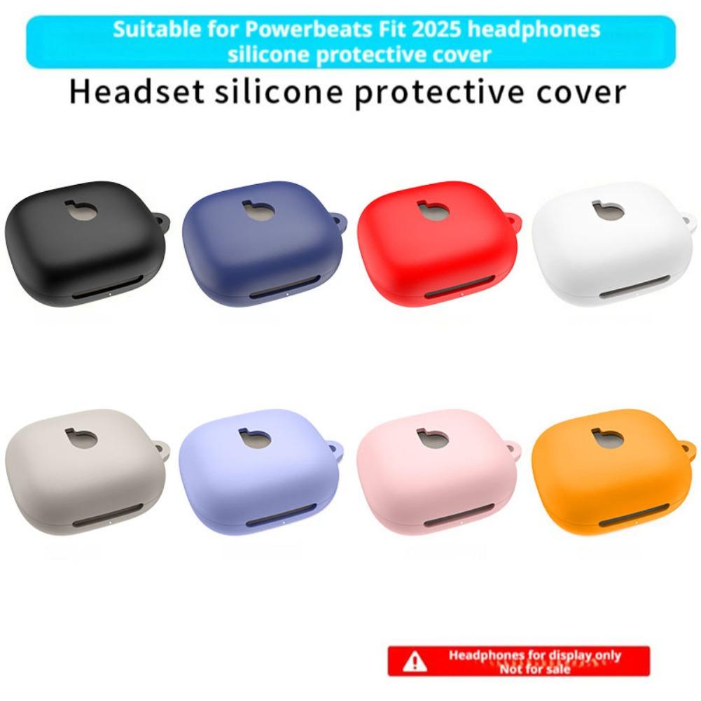 2025 Nytt Silikondeksel For Powerbeats Fit 2025 Øretelefon Ladeetui Støtsikkert Hylster Beskytter Anti-ripe Ørepropper Skall