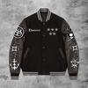 Fashion Men and Women with the Same Style Couple Spring and Autumn Jacket European and American 3D Printed Baseball Jersey