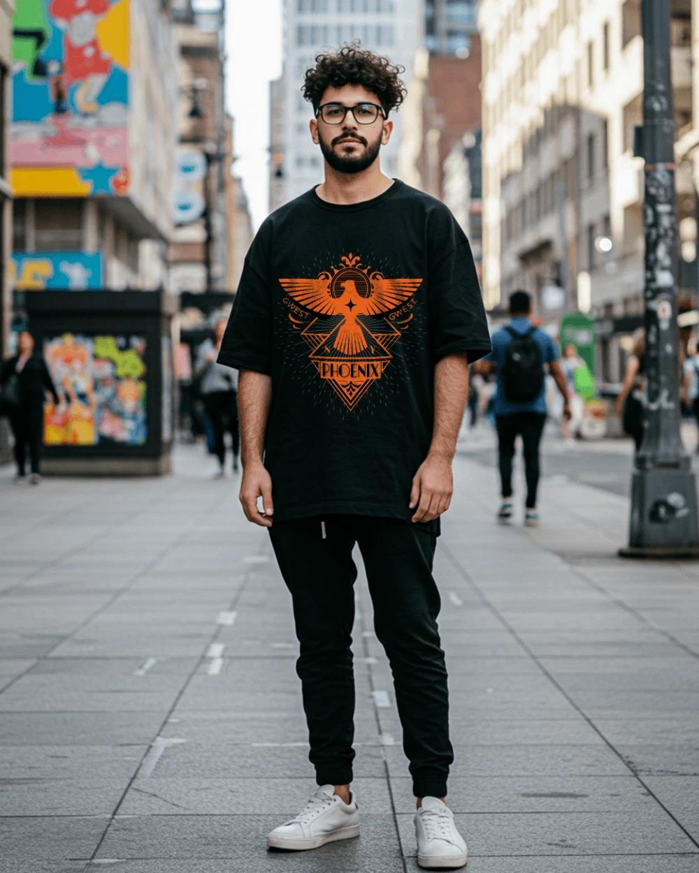 Phoenix Oversized T-Shirt 4XL