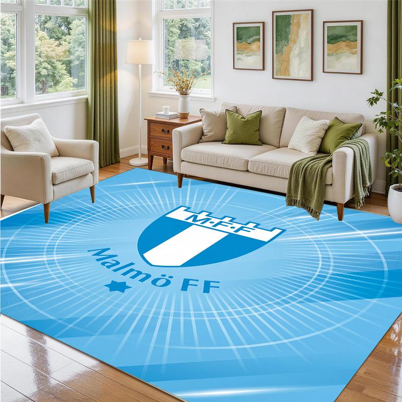 Malmö FF Design Kristall-Samt-Teppich Weich Dekorative Matte für Schlafzimmer Eingang