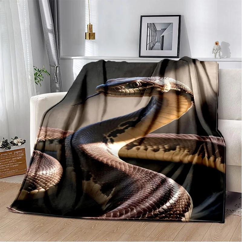 Soft Gothic Snake Serpent Python Viper Blanket for Bed Sofa Picnic Travel Office Cover Kids Gift Throw Blanket