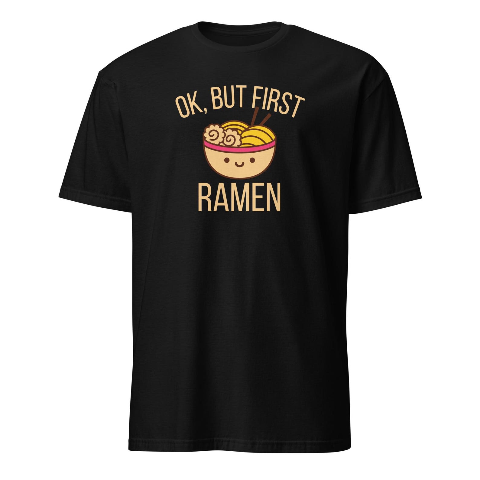 Kawaii Ramen Shirt, Funny Foodie Tee, Noodle Lover Apparel 2XL