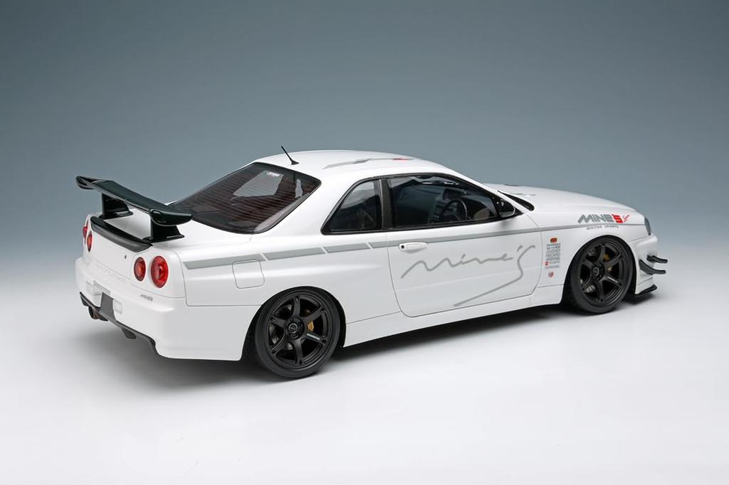Makeup EIDOLON Scale Skyline N1 Tokyo Auto Salon 2024 Finished Model EML178 1/18 Mine's GT-R (BNR34) V-spec