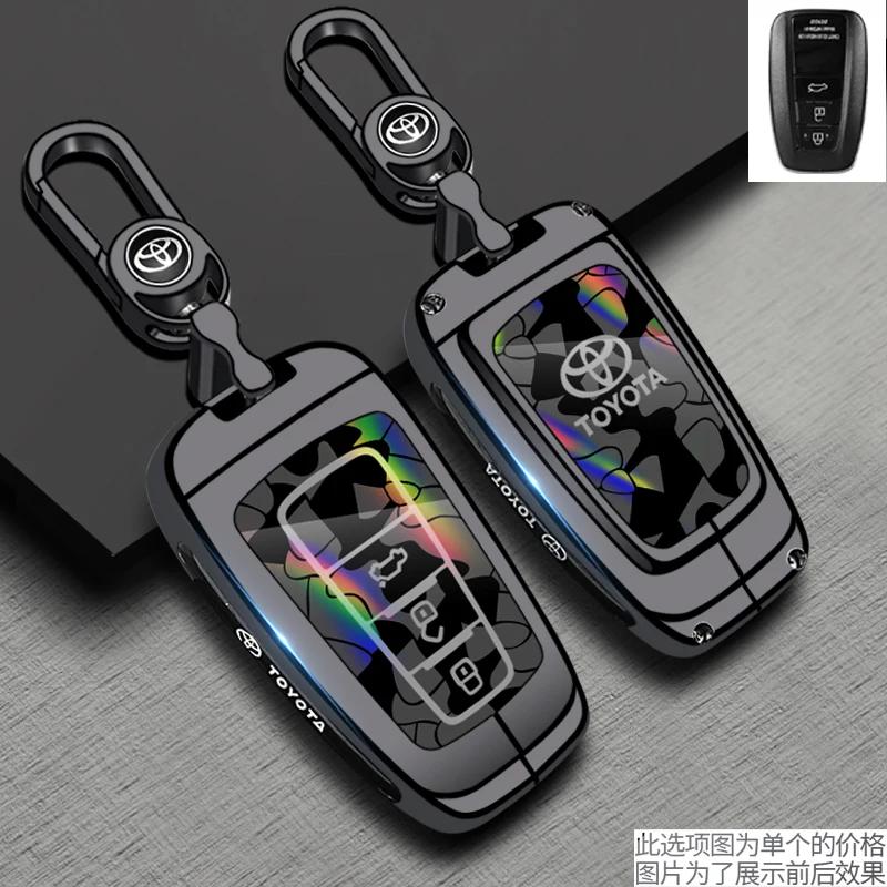 Car Remote Key Case Cover Shell For Toyota Corolla Prius Camry CHR C-HR RAV4 Altis Land Cruiser Prado Protector Keyless