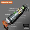LED Flashlight Type-C Rechargeable Lighting Modes Dual Light Tactical Zoom Torch Outdoor Waterproof Emergency Camping Lantern