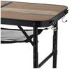 Iris Ohyama Folding Outdoor Table, 60cm Wide, Lightweight, Compact Storage, Adjustable Height, Multifunctional, Perfect for Outdoor Camping, Gift