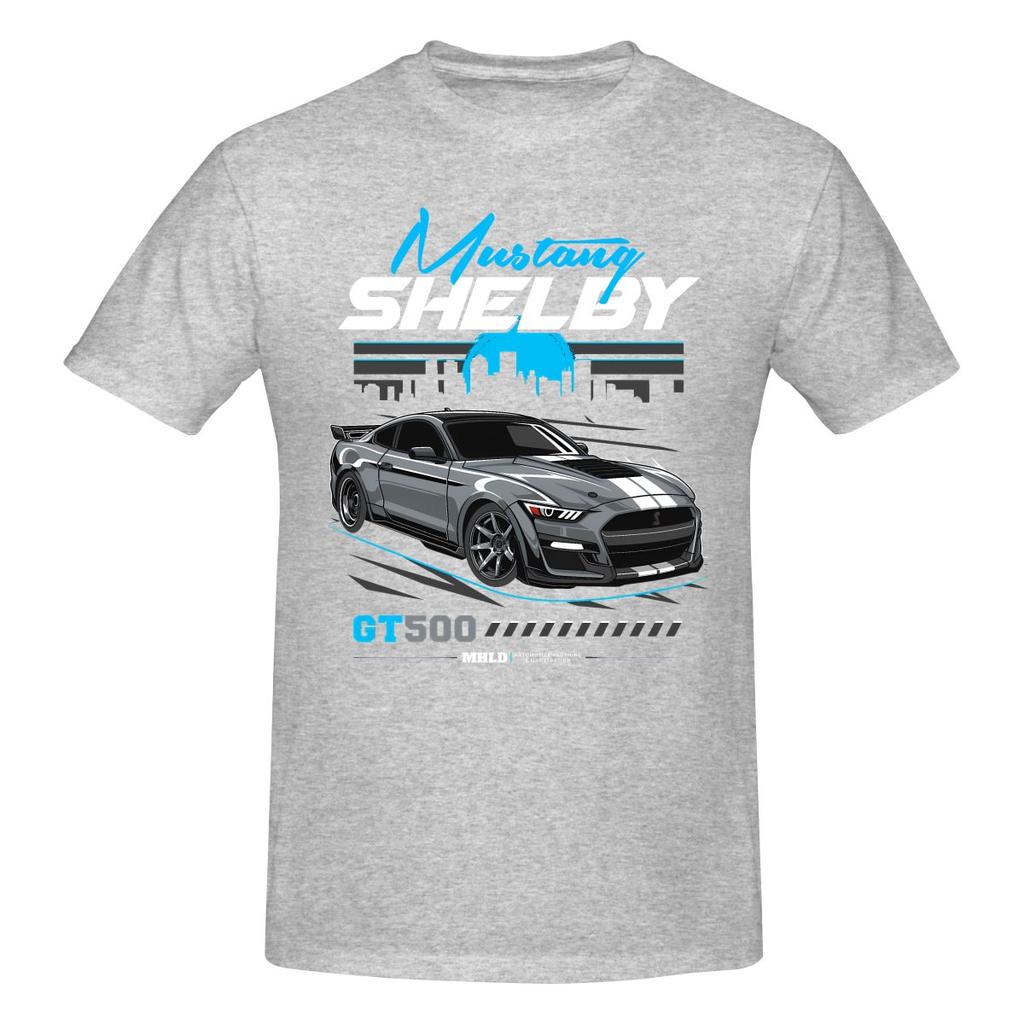 Divertente Disegno Auto Shelby GT500 T-shirt Stampata Unisex T-shirt Unisex Oversize