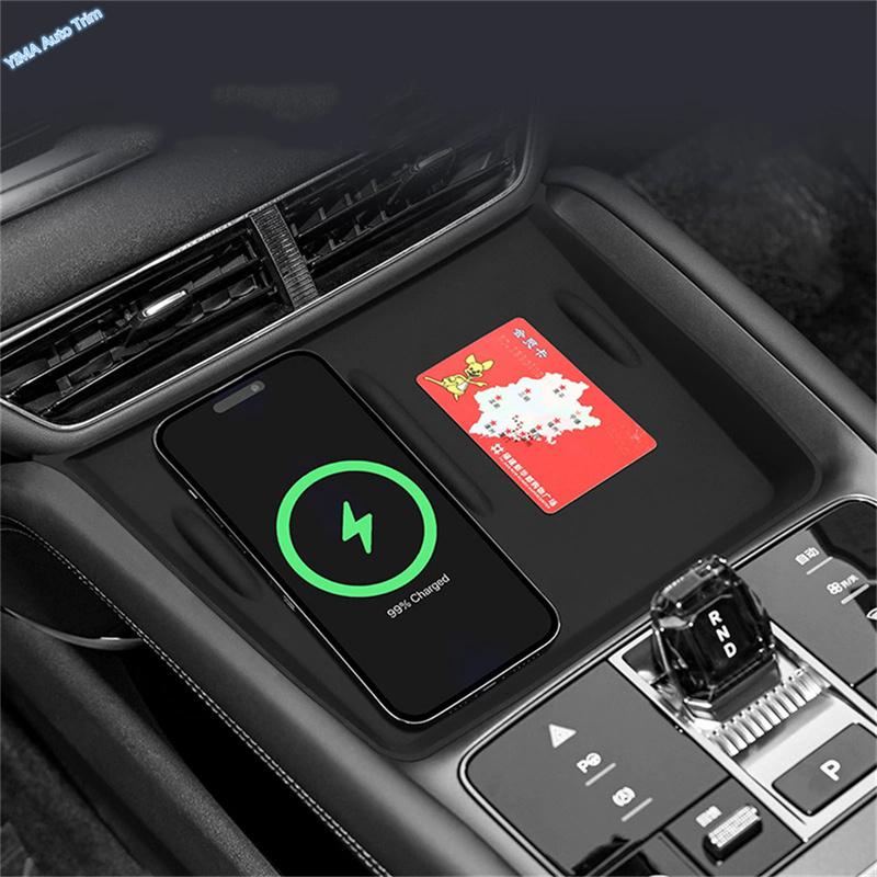Car Central Console Wireless Charging Silicone Protective Pad Accessories Cover Fit For BYD Sealion 7 Sea lion 07 EV 2024 2025