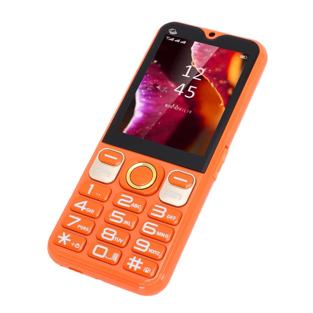 2G Unlocked Cell Phone with 2.8 Inch Screen Large Buttons Multifunctional Mobile Phone 3 SIM Card Slots SOS MP3 Call
