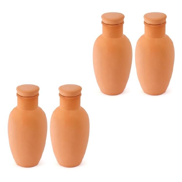 

4X Clay Automatic Watering Spikes For Pots Indoor Outdoor Use Ensures Steady Water Supply 10 14 Days 1