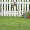 Garden Bird Solar Light, Outdoor Hummingbird Kingfisher Solar Lantern with Stake, Automatic On/Off Solar Pathway Light for Yard Lawn Patio