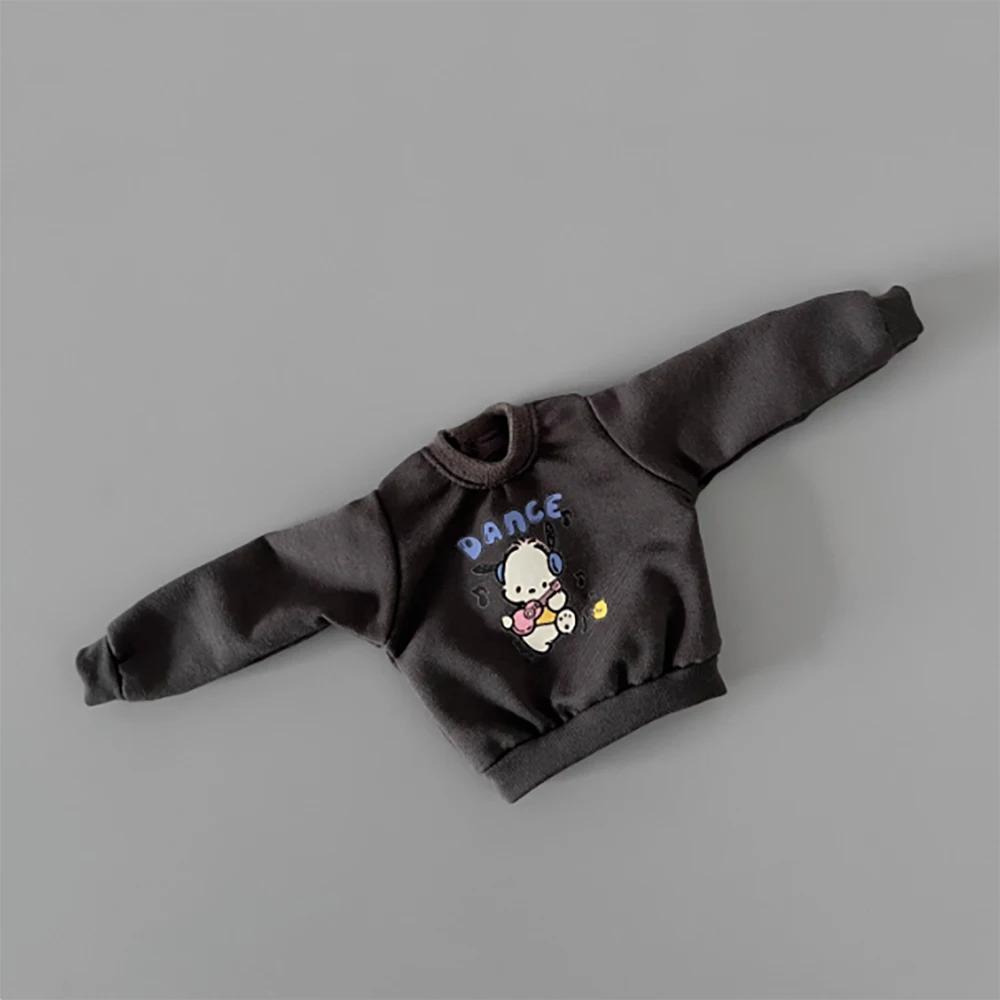 

Clothes for Doll Accessories Cartoon Black Sweater or white skirt for Blyth Azone ob22 ob24 Dolls Accessories