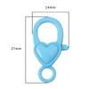 Cute DIY Heart Lobster Clasp Keychain Pendant with Spray Paint Colors