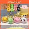 Keychain Acrylic Charming With Cute Animal Heads Stylish Keyring For Gift Women