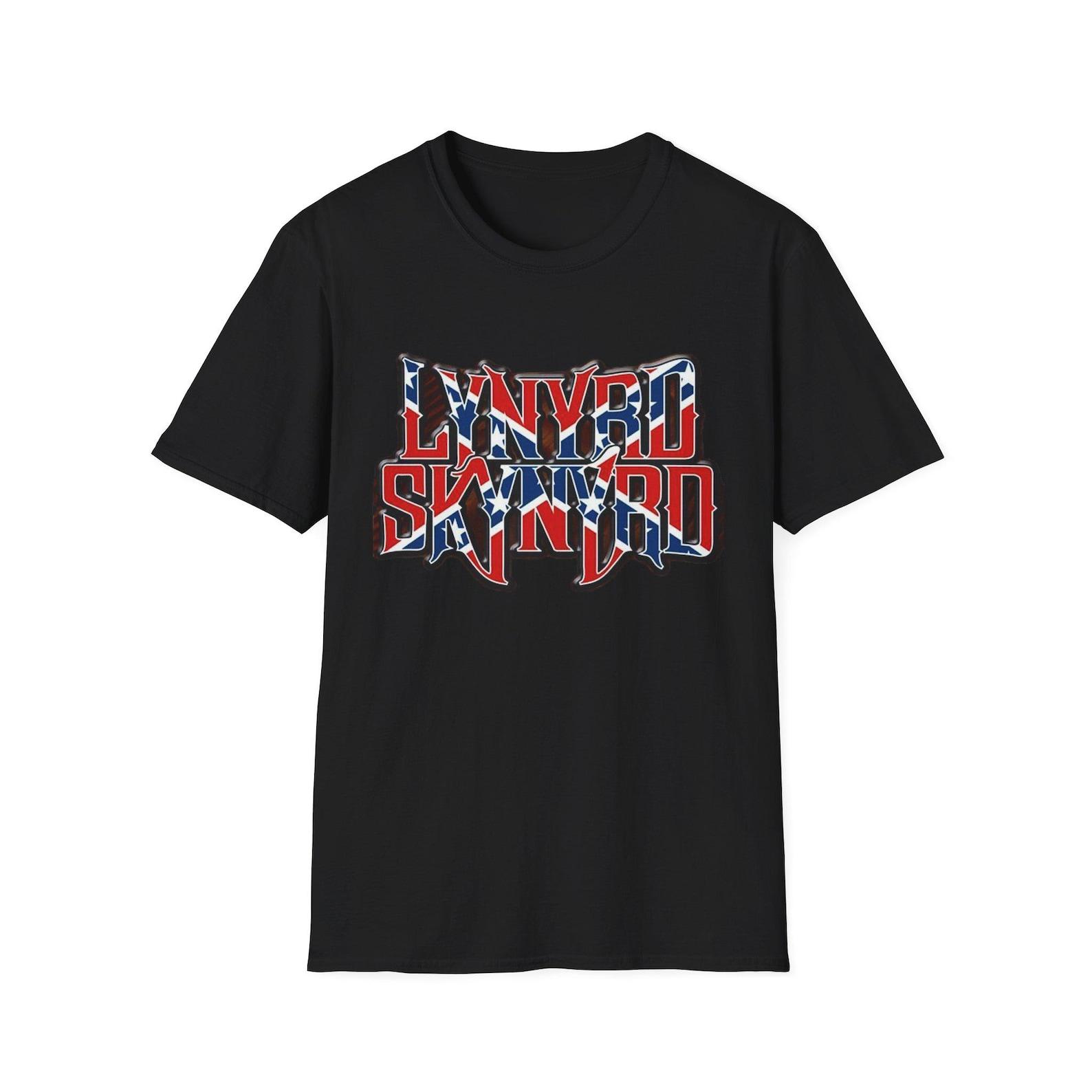 Lynyrd Skynyrd Rock Band T-Shirt, Vintage Concert Apparel Unisex Tee 2XL