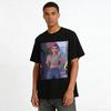Anime Character Print Crop Top Summer Casual Loose Short Sleeve T-Shirts For Women Pure cotton T-shirt