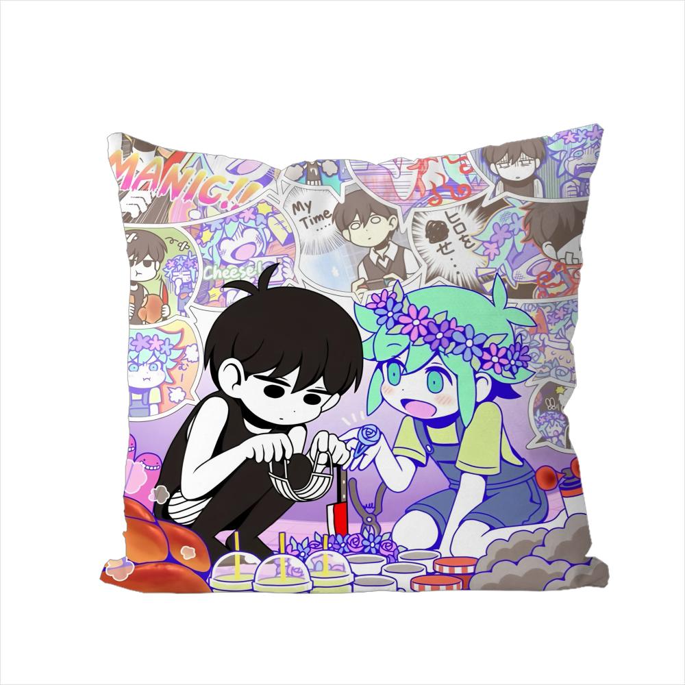 

Game OOMORI Pillow Case For Car Sofa Decorative Home Doublesided Print Plush Square Throw Pillow Cushion Cover 30x30cm