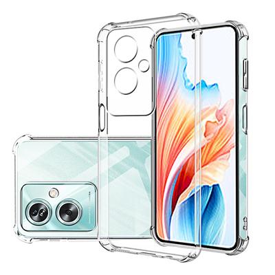 Wstrząsoodporne Przezroczyste Silikonowe Miękkie Etui na Tył dla Oppo A98 5G A38 A18 4G A79 5G A78 A58 4G A57e A17 A96 4G A77 5G Przezroczyste Coque