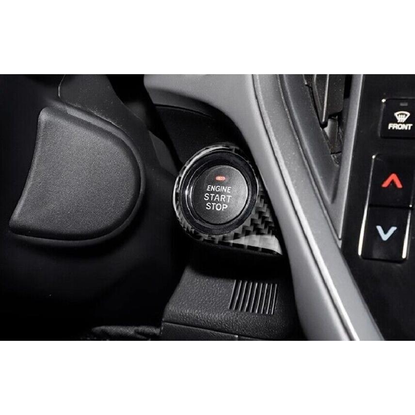 For Subaru Crosstrek 2024-2025 Real Carbon Fiber One-Button Start Switch Ring