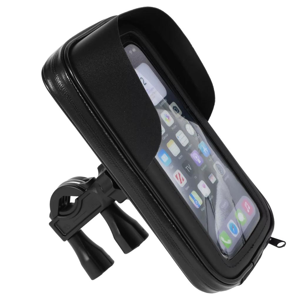 Bike Phone Holder Bag 6.5inch Waterproof Bike Handlebar Bag 360° Rotatable Bike Phone Holder Bag Bike Accessories for Phones