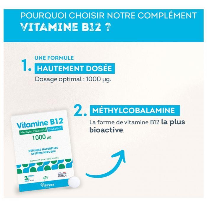 Vitavea Vitamin B12 Methylcobalamin Bioaktiv 90 Tabletten