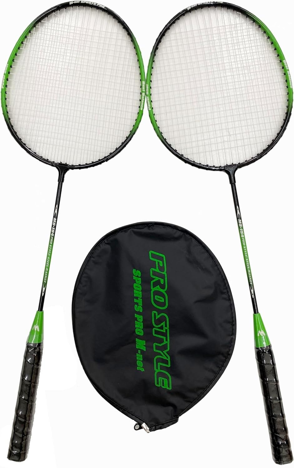 

2 piece badminton set 2 rackets with case 154