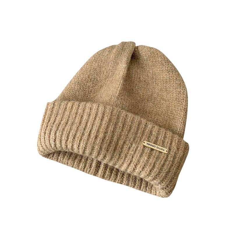 Rabbit Premium Hair Knitted Hat For Women Warm Winter Fashionable Beanie