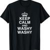 Keep Calm And Washy Funny Cruise Ship Novelty Gag Joke T Shirt