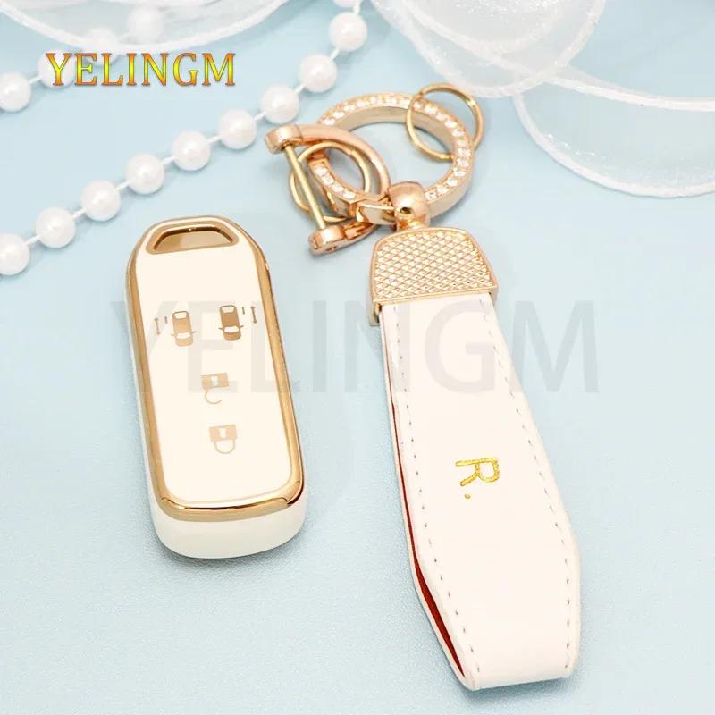 Smart Key Case Cover Tpu Car Remote Fob For Honda New Nbox Custom Jf3 / Jf4 N-Box Jf1 / Jf2 N-Box+ Plus N Wagon N-One Keychain