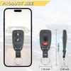Sostituzione Portachiavi per Hyundai Santa Fe 2007-2012 Telecomando Keyless Entry, PINHA-T038 PLNHM-T002, 3 Pulsanti
