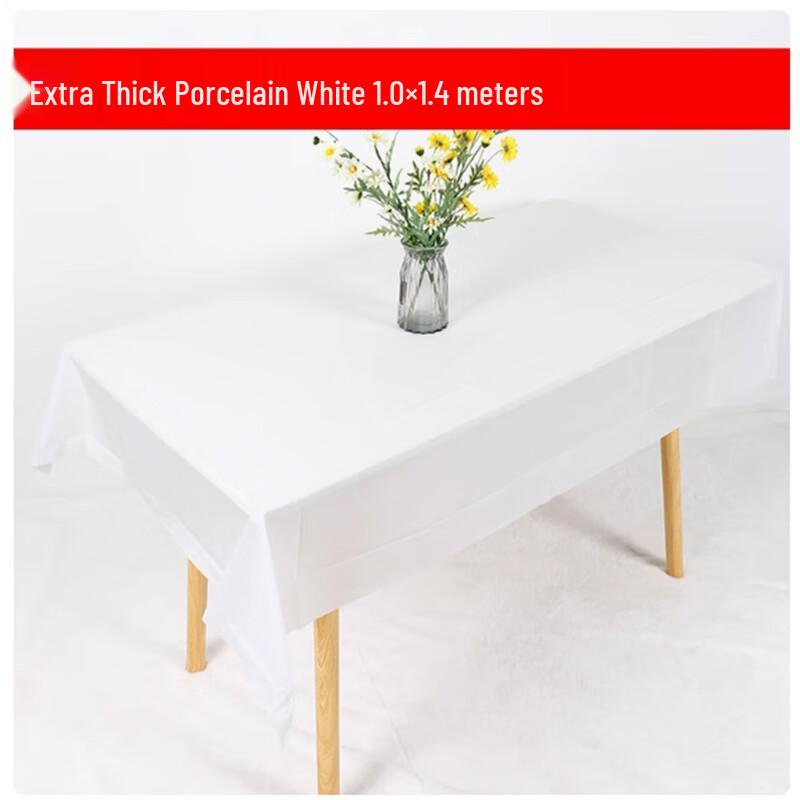 

Thickened Disposable Plastic Rectangular Tablecloth